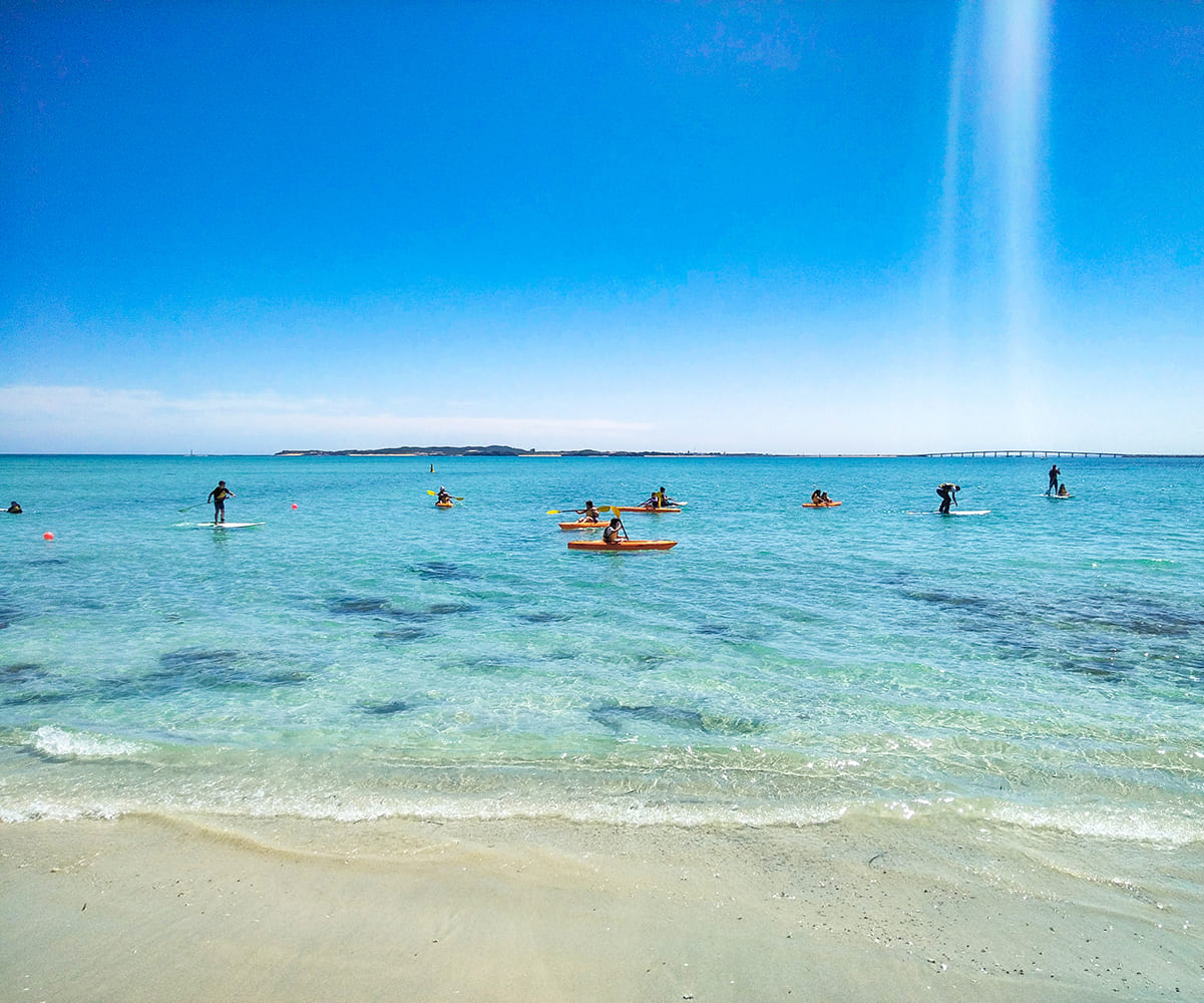 Camp Fairbridge - Kayaking at the beach