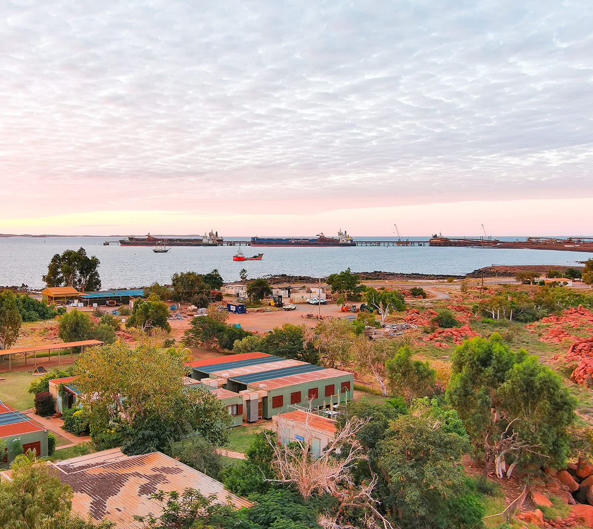 Camp Fairbridge - Aerial view of Camp Dampier