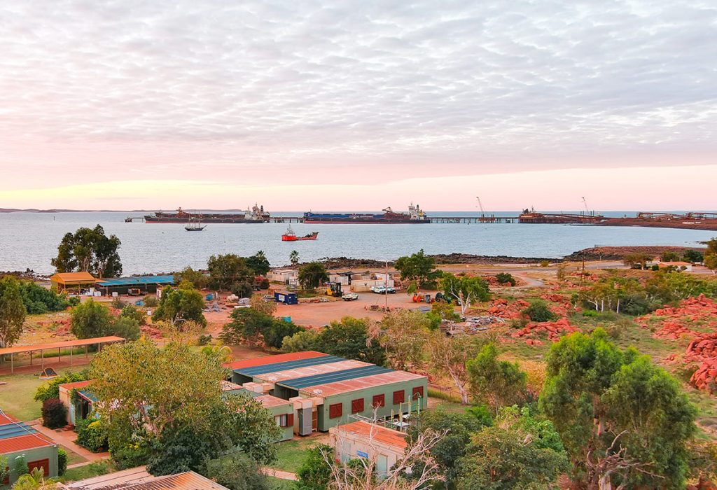 Camp Fairbridge – Aerial view of Camp Dampier Camp Fairbridge - Aerial view of Camp Dampier